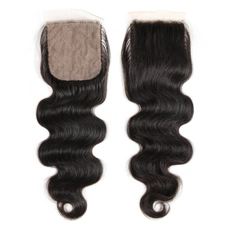 14" Silk Base Lace Closures 100 Human Hair Vitas